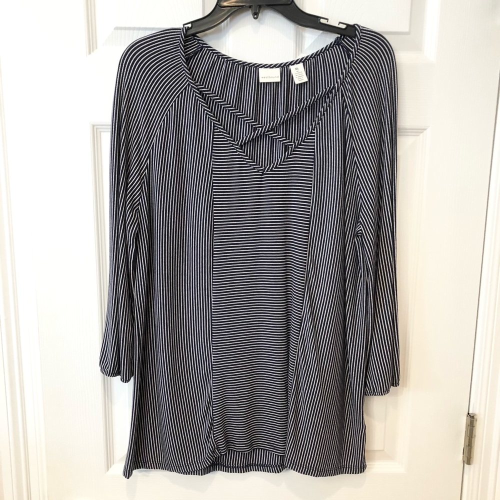 Navy & White Stripe Top NEW